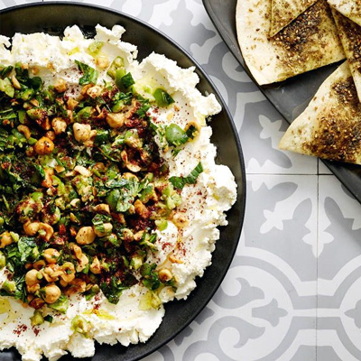 Jordanian Labneh with Olives